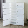White Cube DIY Shoe Cabinet Rack Storage Portable Stackable Organiser Stand Deals499
