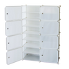 White Cube DIY Shoe Cabinet Rack Storage Portable Stackable Organiser Stand Deals499