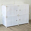 White Cube DIY Shoe Cabinet Rack Storage Portable Stackable Organiser Stand Deals499
