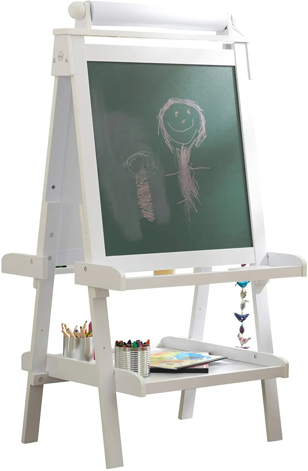White Deluxe Wood Easel set for kids Deals499