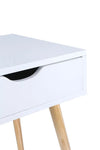 White Kuoluo Bedside Table Side Table Bedroom Drawers Set of 2 Deals499
