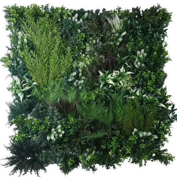 White Lush Lavender Field Vertical Garden / Green Wall UV Resistant 90cm x 90cm Deals499