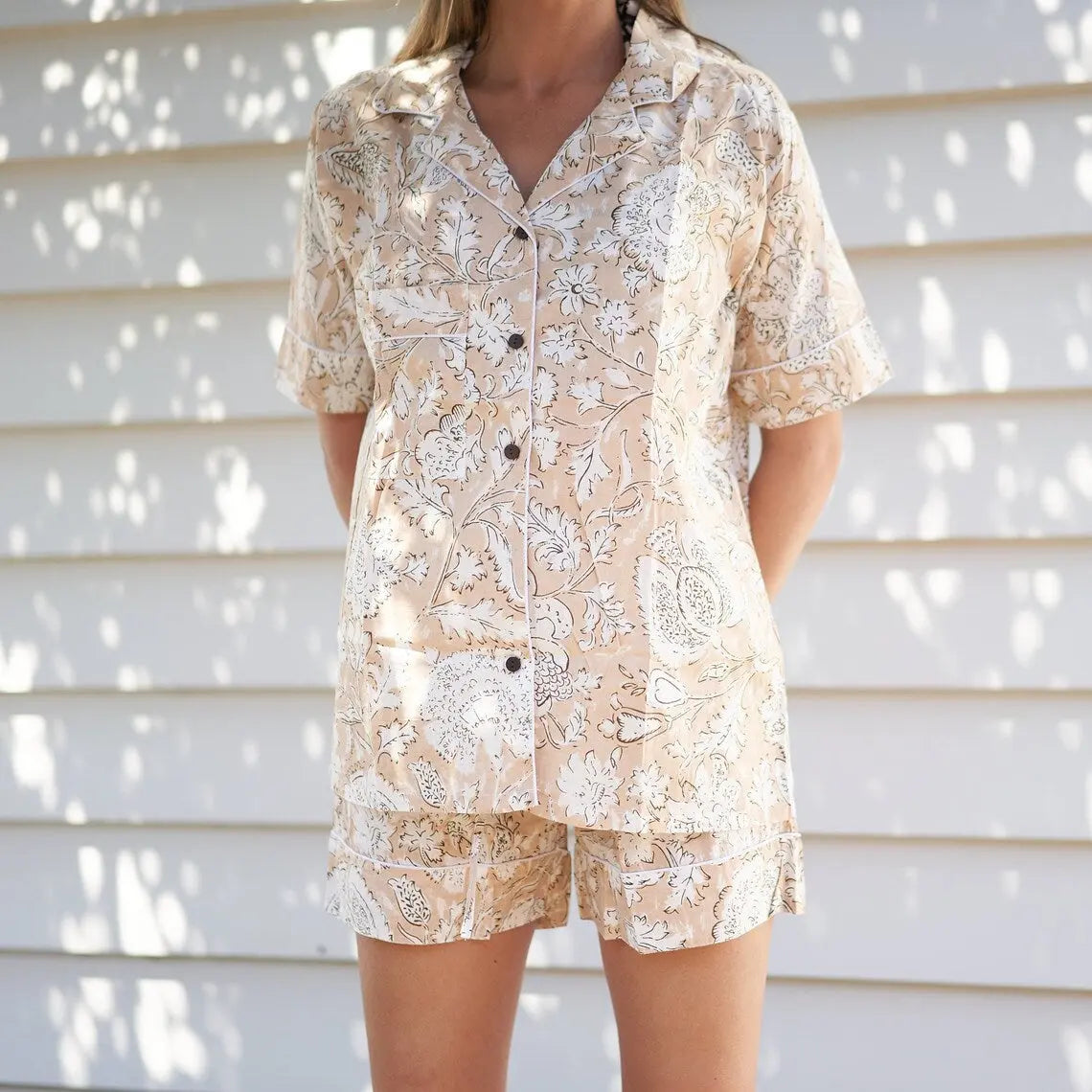 Women's Cotton Pj Shorts, Pajama Set Women, Bridesmaid Pajama, Cotton Sleep Shorts, Sleepwear Mothers Day Valentines Day Gift  - L from Deals499 at Deals499