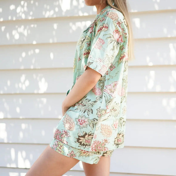 Women's Cotton Pj Shorts, Pajama Set Women, Bridesmaid Pajama, Cotton Sleep Shorts, Sleepwear Mothers Day Valentines Day Gift  - XL from Deals499 at Deals499