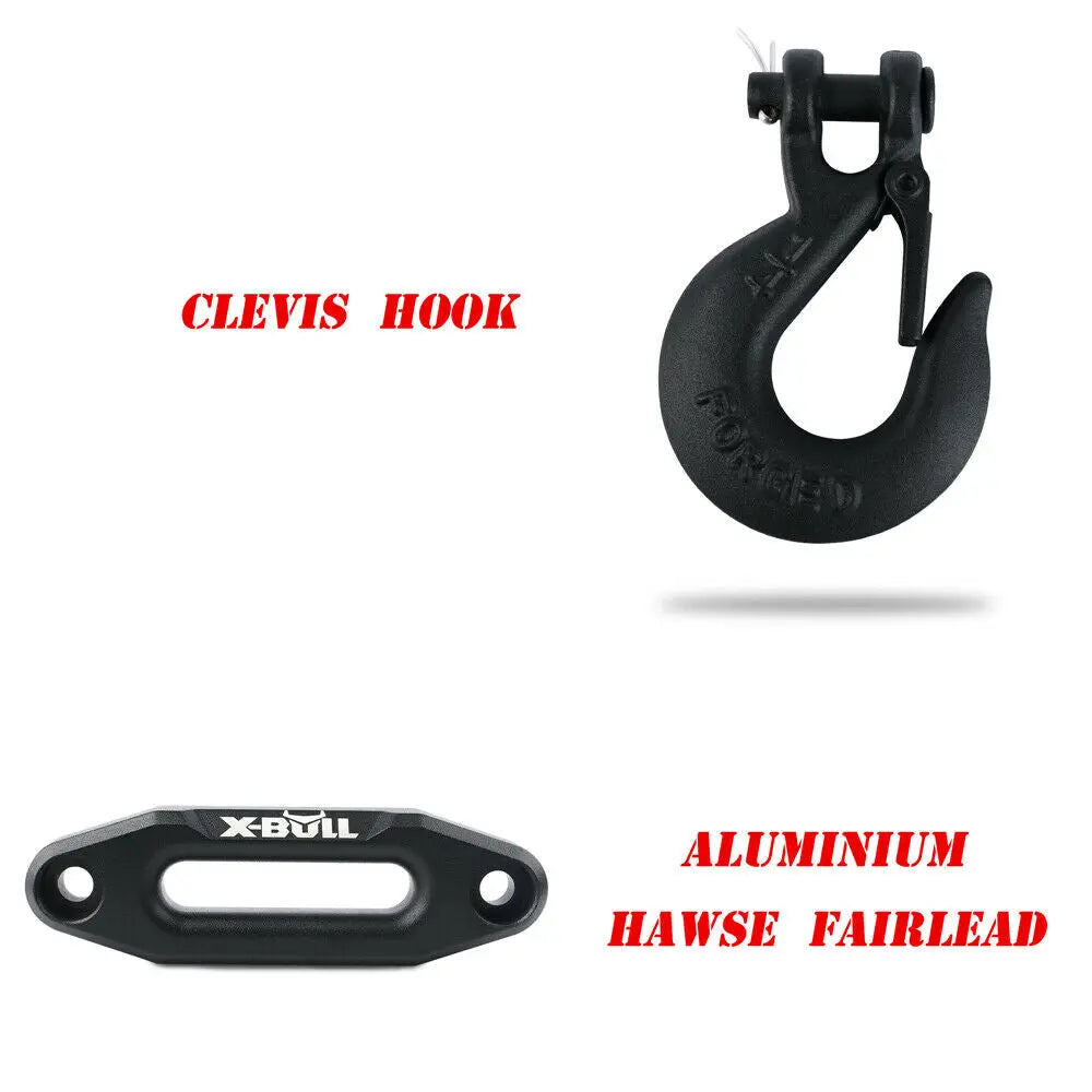 X-BULL Electric Winch 12V Wireless 3000lbs/1360kg Synthetic Rope BOAT ATV 4WD Deals499