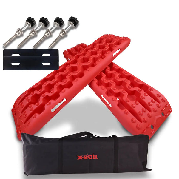 X-BULL Recovery tracks Sand tracks KIT Carry bag mounting pin Sand/Snow/Mud 10T 4WD-red Gen3.0 Deals499