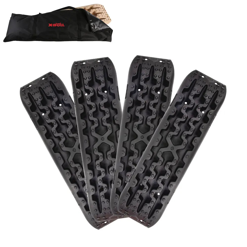 X-BULL Recovery tracks / Sand tracks / Mud tracks / Off Road 4WD 4x4 Car 2 Pairs Gen 3.0 - Black Deals499