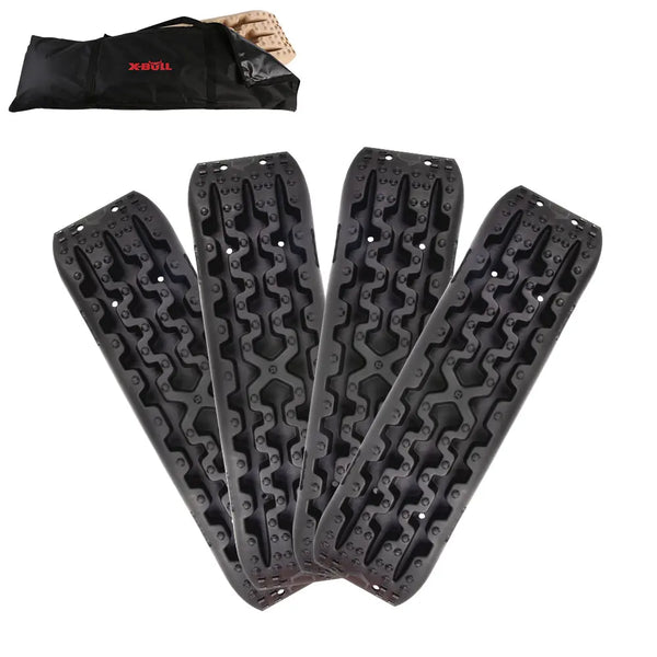 X-BULL Recovery tracks / Sand tracks / Mud tracks / Off Road 4WD 4x4 Car 2 Pairs Gen 3.0 - Black Deals499