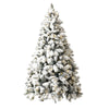 Jingle Jollys Snowy Christmas Tree 2.1M 7FT LED Lights Xmas Decorations Warm White Deals499