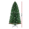 Jingle Jollys 1.8M 6FT LED Christmas Tree Xmas Optic Fiber Multi Colour Lights Deals499