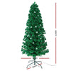 Jingle Jollys 2.4M 8FT LED Christmas Tree Xmas Optic Fiber Multi Colour Lights Deals499