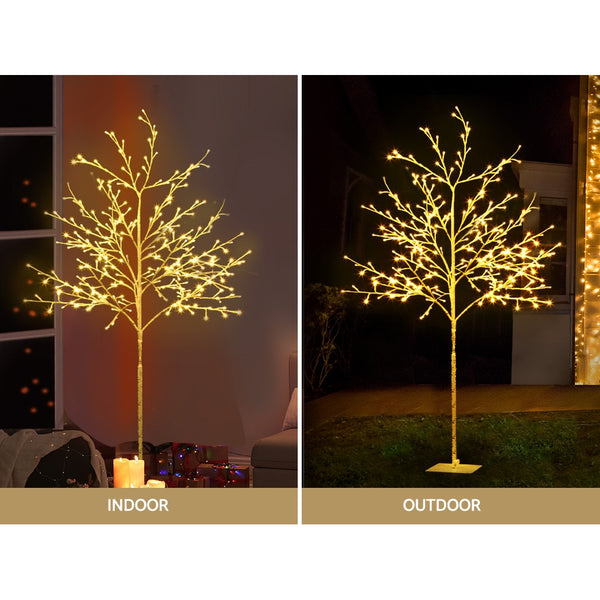 Jingle Jollys Christmas Tree 1.5M 304 LED Trees With Lights Warm White Deals499