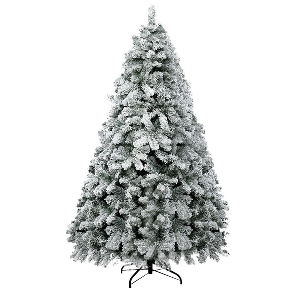 Jingle Jollys Christmas Tree 2.1M Xmas Trees Decorations Snowy 859 Tips Deals499