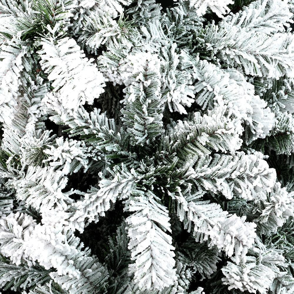 Jingle Jollys Snowy Christmas Tree 2.4M 8FT Xmas Decorations 859 Tips Deals499