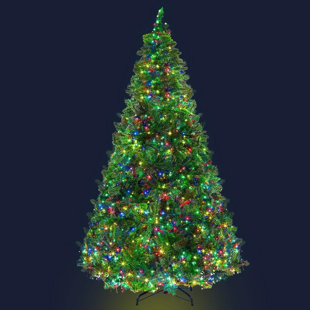 Jingle Jollys Christmas Tree LED 2.4M 8FT Xmas Decorations Green Home Decor Deals499