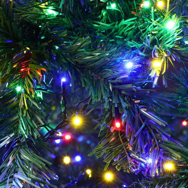 Jingle Jollys Christmas Tree LED 2.4M 8FT Xmas Decorations Green Home Decor Deals499