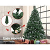 Jingle Jollys 2.4M 8FT Christmas Tree Xmas Home Decoration 1400 Tips Snowy Green Deals499