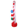 Jingle Jollys 2.4M Christmas Inflatable Santa Guide Candy Pole Xmas Decor LED Deals499