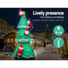 Jingle Jollys 5M Christmas Inflatable Santa on Christmas Tree Xmas Decor LED Deals499