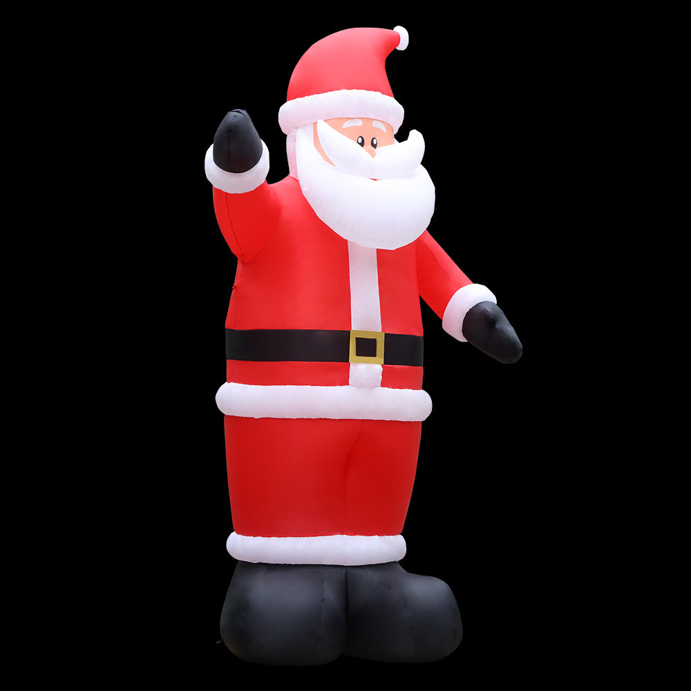 Jingle Jollys 5M Christmas Inflatable Santa Decorations Outdoor Air-Power Light Deals499