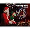 Jingle Jollys Christmas Motif Lights LED Spinner Light Waterproof Colourful Deals499