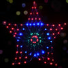 Jingle Jollys Christmas Lights Motif LED Star Net Waterproof Outdoor Colourful Deals499