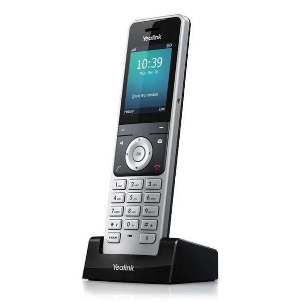 YEALINK W56H Cordless DECT IP Phone Handset -For use with W60P IP-DECT Base-Station YEALINK