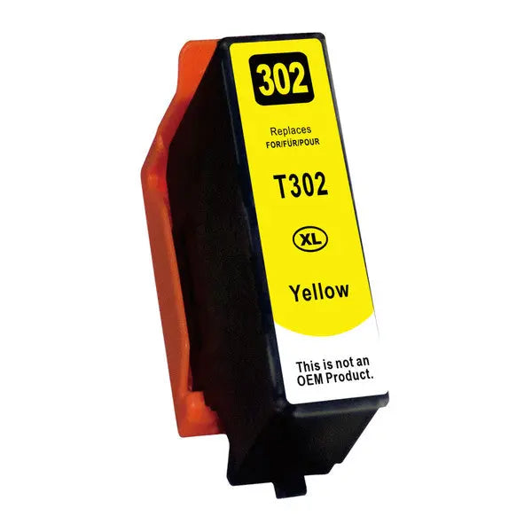 Yellow Compatible Inkjet Cartridge (Replacement for 302XL Yellow) EPSON