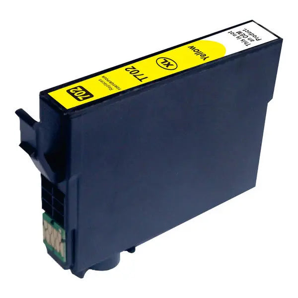 Yellow Compatible Inkjet Cartridge (Replacement for 702XL Yellow) EPSON