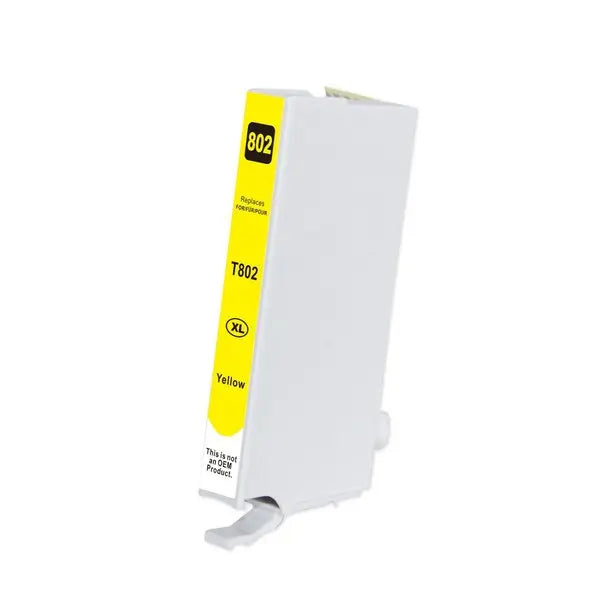 Yellow Compatible Inkjet Cartridge (Replacement for 802XL) EPSON