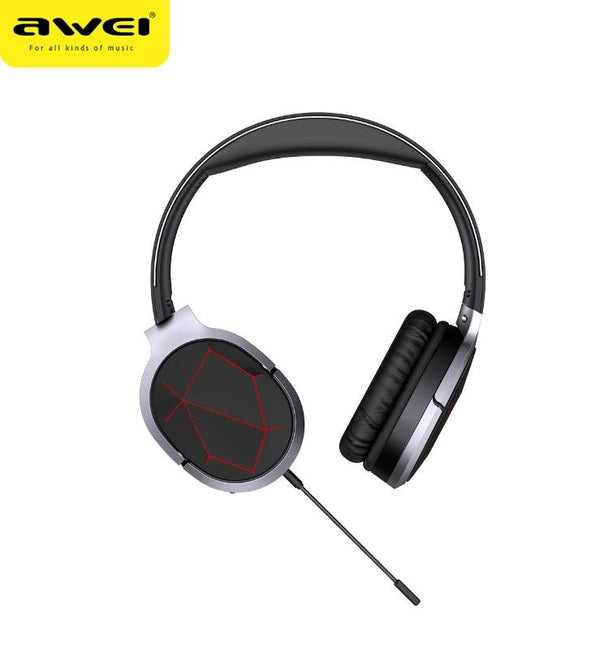 AWEI A799BL Foldable Gaming Wireless Headphone Over-Ear Gaming Headset with Mic (Black) Deals499