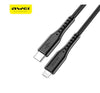 Awei Fast charging cable PD3.0 Type-C to Lightning Data Cable for iPhone/iPad Deals499