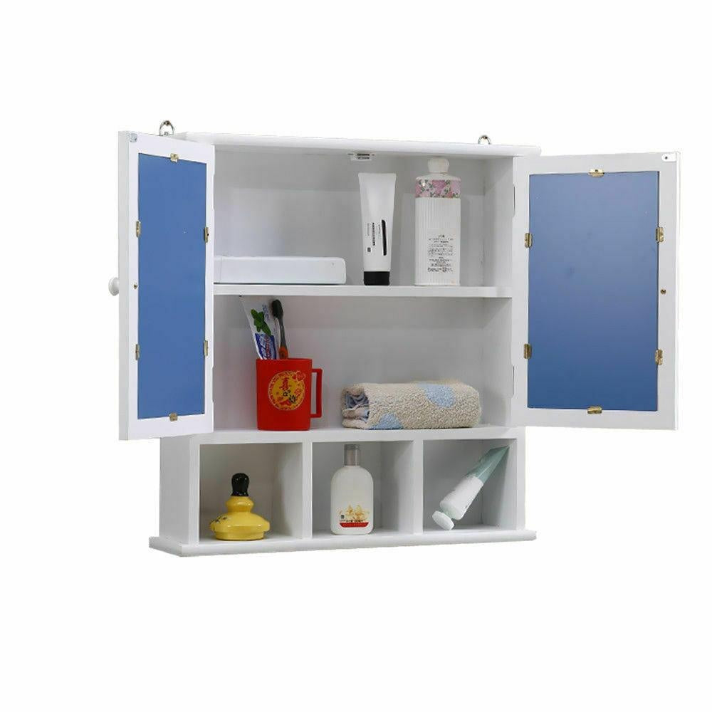 Levede 2 in 1 Bathroom Tallboy Furniture Toilet Storage Cabinet Laundry Cupboard Deals499