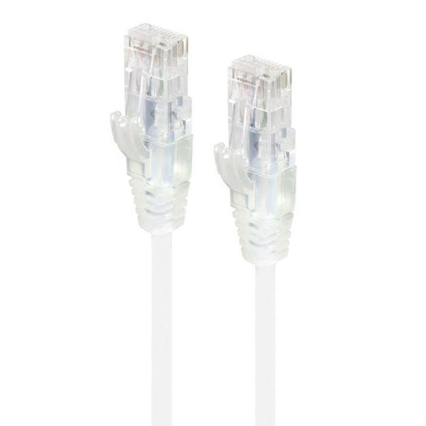 CAT6 28AWG WHITE PATCH LEAD 1M SLIM Deals499