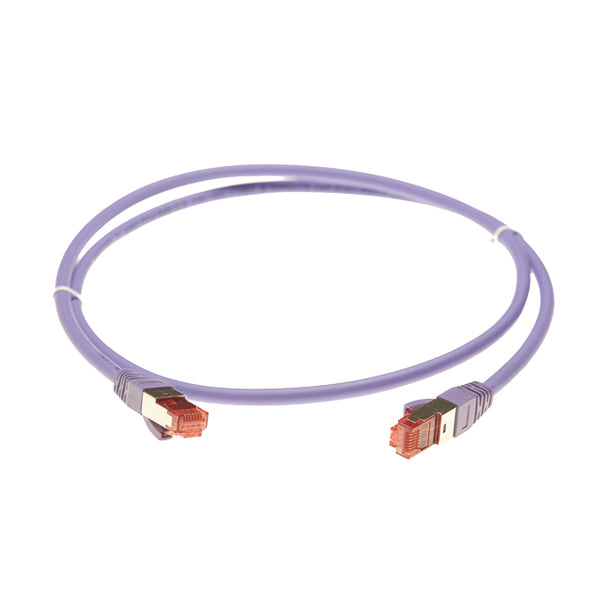 30m Cat 6A S/FTP LSZH Ethernet Network Cable. Purple Deals499