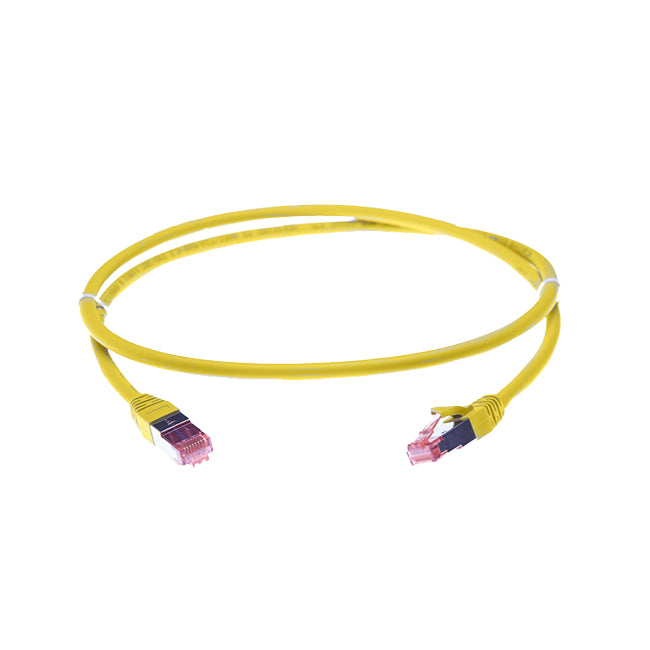 50m Cat 6A S/FTP LSZH Ethernet Network Cable. Yellow Deals499