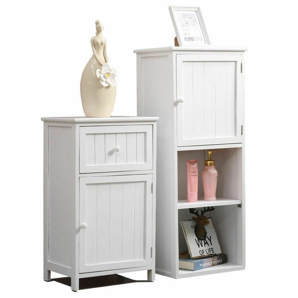 Levede 2 in 1 Bathroom Tallboy Furniture Toilet Storage Cabinet Laundry Cupboard Deals499