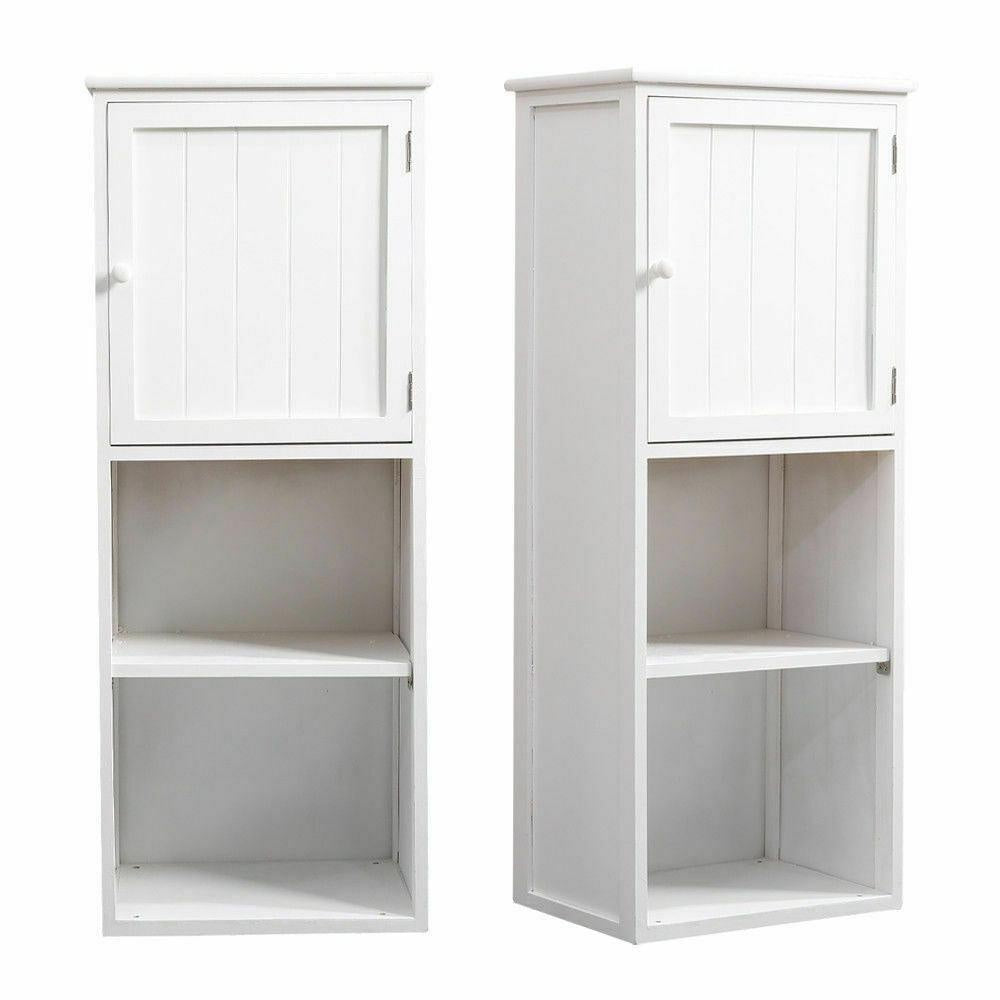 Levede 2 in 1 Bathroom Tallboy Furniture Toilet Storage Cabinet Laundry Cupboard Deals499