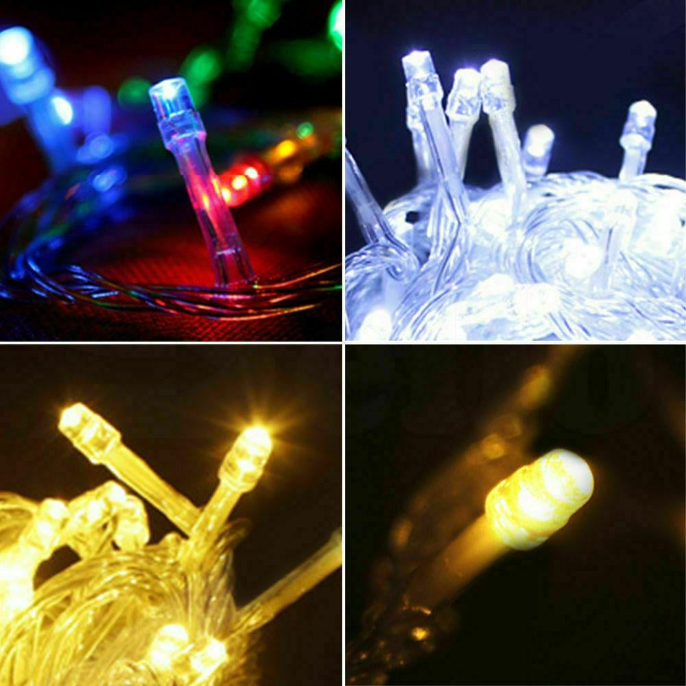 800 LED Curtain Fairy String Lights Wedding Outdoor Xmas Party Lights Cool White Deals499