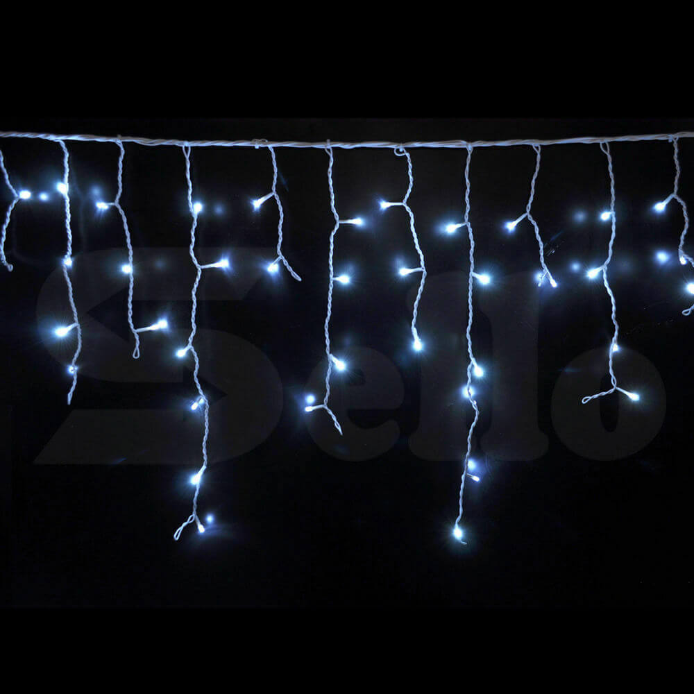 500 LED Curtain Fairy String Lights Wedding Outdoor Xmas Party Lights Cool White Deals499