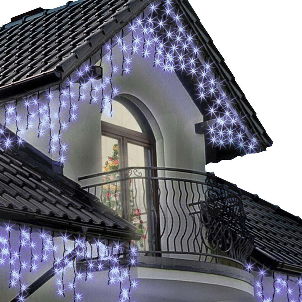 800 LED Curtain Fairy String Lights Wedding Outdoor Xmas Party Lights Multicolor Deals499