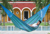 Mayan Legacy Queen Size Cotton Mexican Hammock in Caribe Colour Deals499