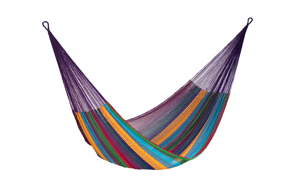 Mayan Legacy Queen Size Cotton Mexican Hammock in Colorina Colour Deals499