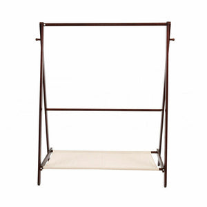 Levede Clothes Stand Garment Dyring Rack Hanger Organiser Wooden Free Standing Deals499