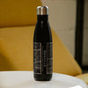 Danville - California Map Insulated Bottle in Matte Black Cyan Castor