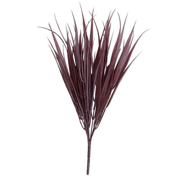 Dark Red Artificial Grass Stem 35cm Long UV Resistant Deals499
