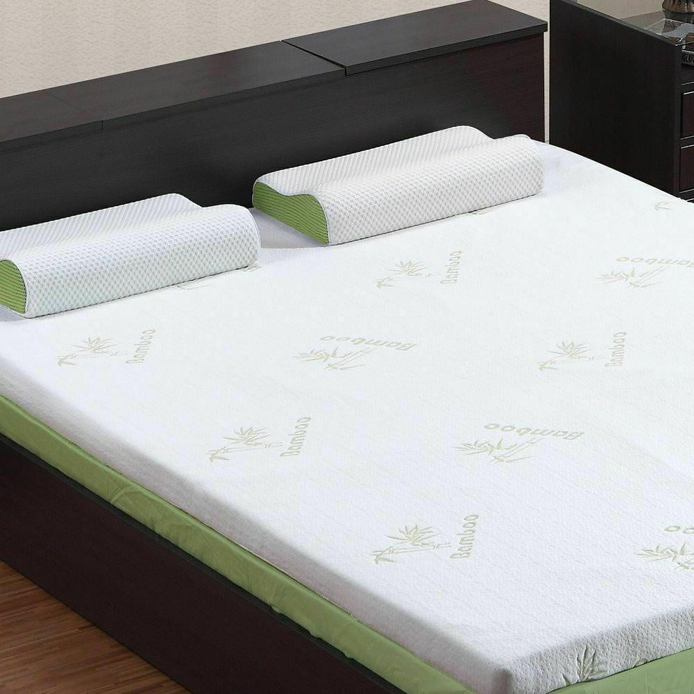 DreamZ 5cm Thickness Cool Gel Memory Foam Mattress Topper Bamboo Fabric King Deals499