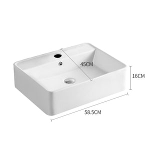 Ceramic Basin Bathroom Wash Counter Top Hand Wash Bowl Sink Vanity Above Basins Deals499