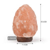 3-5 kg Himalayan Salt Lamp Rock Crystal Natural Light Dimmer Switch Cord Globes Deals499