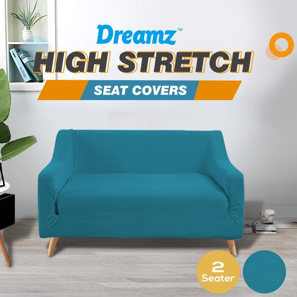DreamZ Couch Stretch Sofa Lounge Cover Protector Slipcover 2 Seater Green Deals499